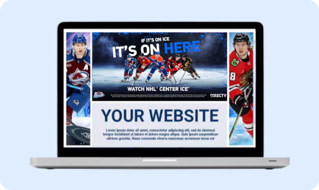 NHL CENTER ICE. Ice cold action served here. DIRECTV FOR BUSINESS.