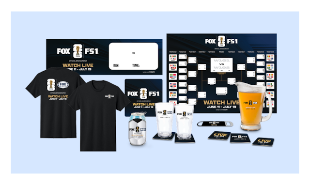 Gear up for summer’s biggest tournament with branded materials.