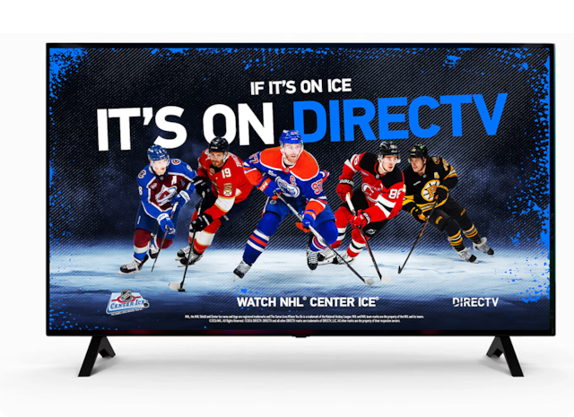 NHL CENTER ICE. Ice cold action served here. DIRECTV FOR BUSINESS.