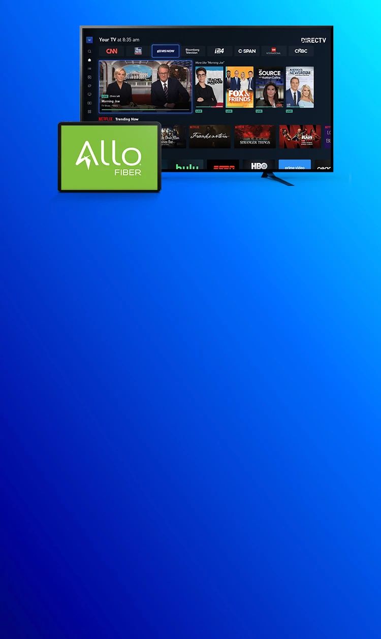 DIRECTV and ALLO Fiber