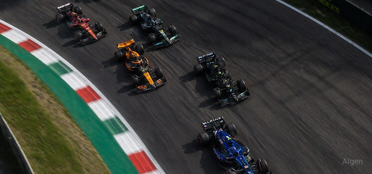 Teal-colored promotional graphic with "Formula 1 Crypto.com Miami Grand Prix 2025" text.