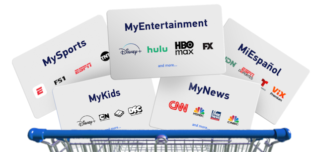 Genre Packs available includes MySports, MyKids, MyEntertainment, MyNews and MiEspanol.