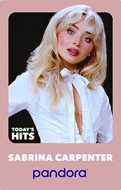 Sabrina Carpenter on Pandora