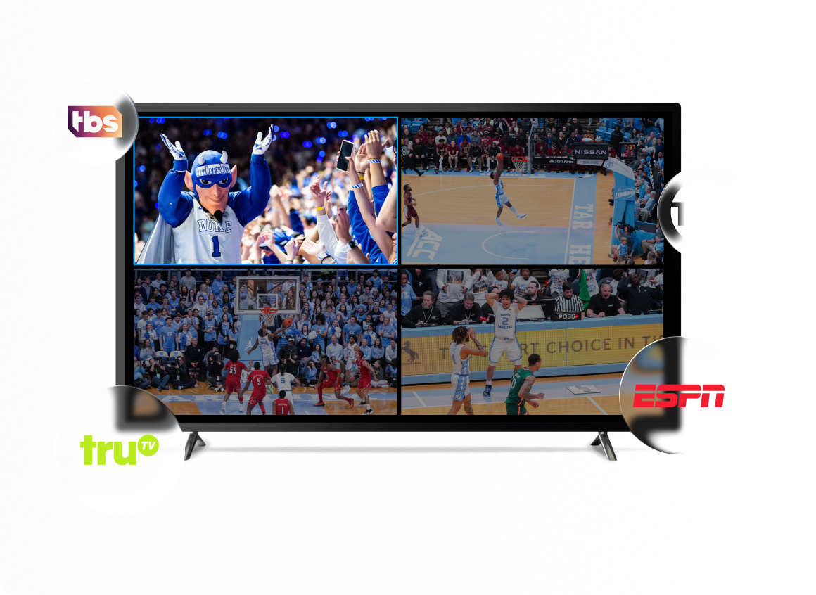 Gemini Air logo with banner reading “Includes $40/mo. in apps” above Disney+, Hulu, and ESPN icons, alongside a DIRECTV Gemini Air streaming device and remote control.