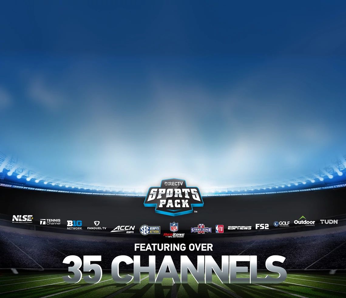 Featuring some of the over 35 channels included in Directv Sports Pack such as MLB Strike Zone and ESPN News.