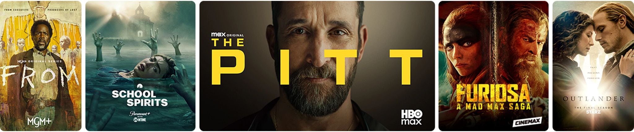 Premium Channel Offer including MGM Plus, Paramount Plus with SHOWTIME, HBO Max, Cinemax and STARZ