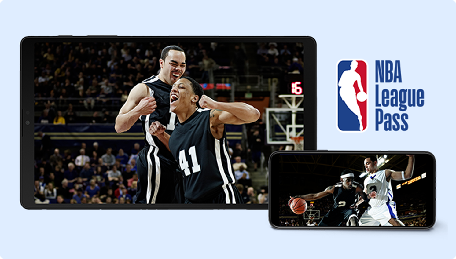 TV screen showing the DIRECTV Sports Central interface with multiple live games and a person viewing the screen.