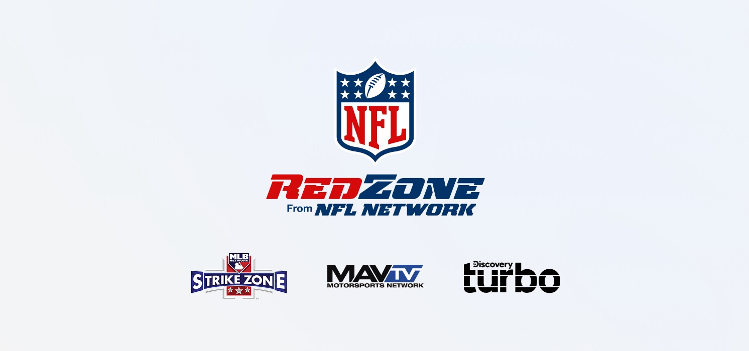 NFL Red Zone logo with other sports logos.