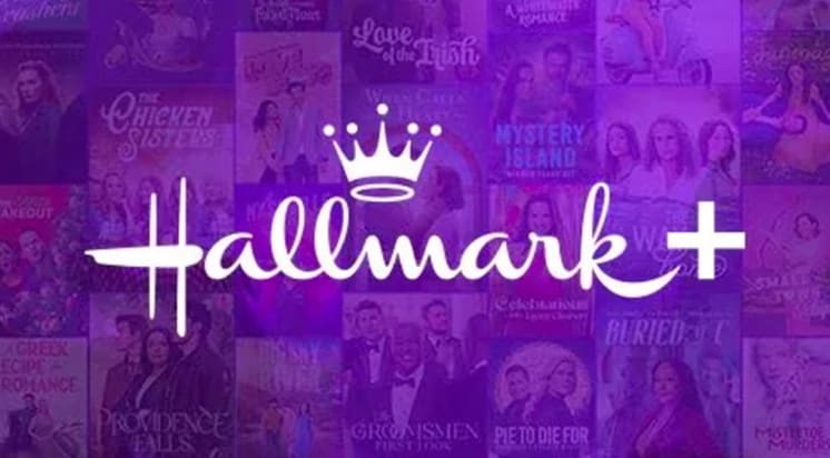 Hallmark+ promotional artwork with Hallmark branding.