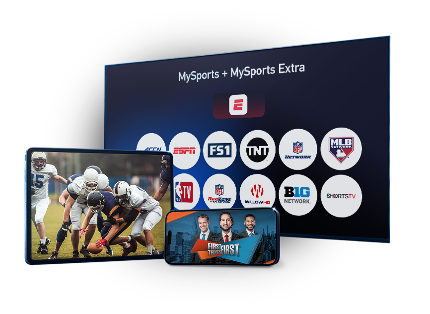 MySports plus MySports Extra Genre Packs and streaming subscriptions.