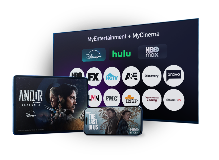MyEntertainment plus MyCinema Genre Packs and streaming subscriptions.