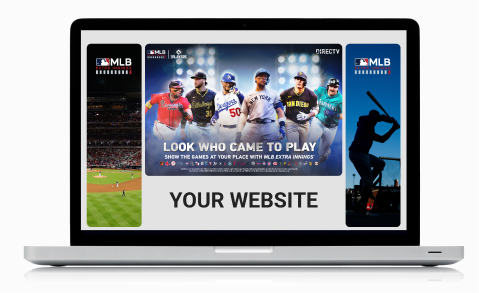 MLB Extra Innings sceenfill on a tablet.