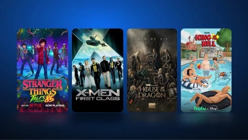 Popular entertainment programming examples streaming on places like Netflix and HBO Max.