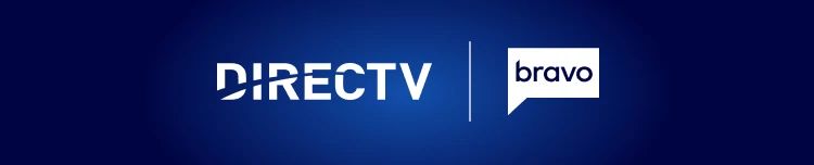DIRECTV Logo and BRAVO Channel Logo.