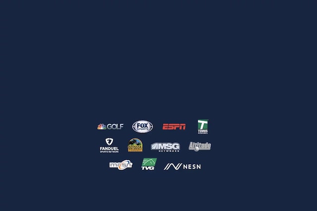 NBC Golf, FOX Sports, ESPN, Tennis Channel, FanDuel Sports Networks, Outdoor Channel MSG Networks, Altitude, MASN, TVG, NESN