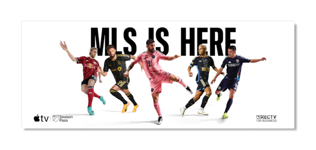DIRECTV FOR BUSINESS. MLS Season Pass is here on Apple TV