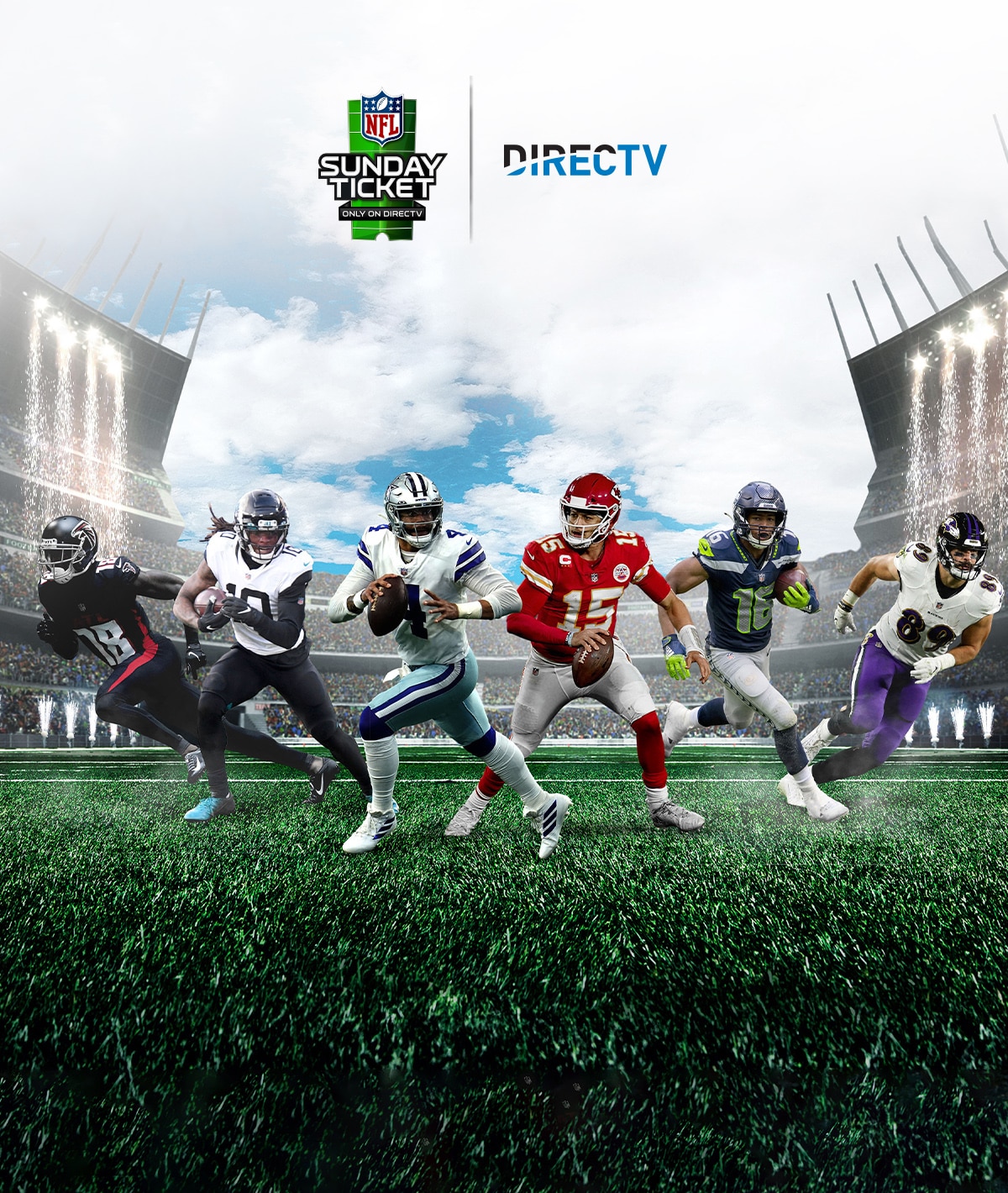 NFL Sunday Ticket is available with DIRECTV Satellite TV packages.
