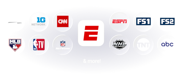 Channel logos such as AMC, CNN, Disney XD and more.